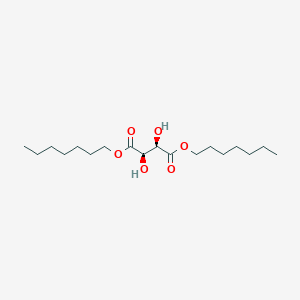 Diheptyl (2R,3R)-2,3-dihydroxybutanedioate