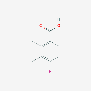 molecular formula C9H9FO2 B1442235 4-Fluor-2,3-dimethylbenzoesäure CAS No. 1104380-03-1