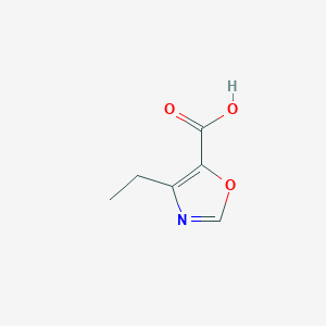 molecular formula C6H7NO3 B1442262 4-乙基-1,3-噁唑-5-羧酸 CAS No. 947145-27-9