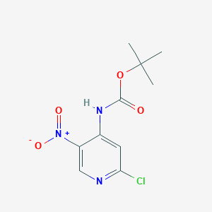 tert-Butyl (2-chloro-5-nitropyridin-4-yl)carbamate
