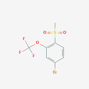 4-Bromo-1-methanesulfonyl-2-(trifluoromethoxy)benzene