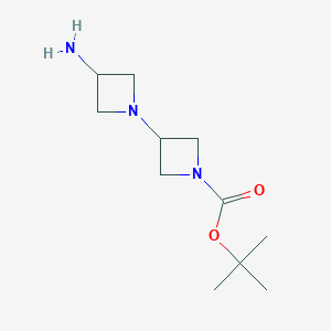 tert-Butyl 3-amino-[1,3'-biazetidine]-1'-carboxylate