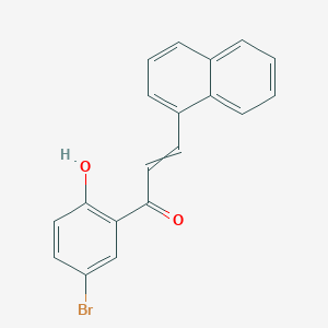 1-(5-Bromo-2-hydroxyphenyl)-3-(naphthalen-1-yl)prop-2-en-1-one