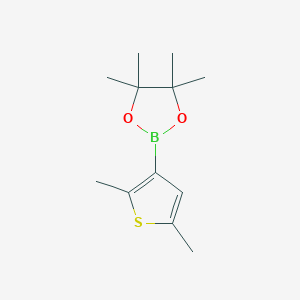 molecular formula C12H19BO2S B1442275 2-(2,5-Dimethylthiophen-3-YL)-4,4,5,5-tetramethyl-1,3,2-dioxaborolane CAS No. 942070-20-4