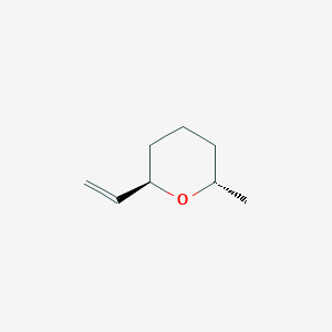 2H-Pyran, 2-ethenyltetrahydro-6-methyl-, trans-