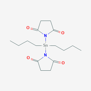 1,1'-(Dibutylstannanediyl)di(pyrrolidine-2,5-dione)