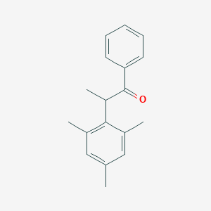 B14422801 1-Phenyl-2-(2,4,6-trimethylphenyl)propan-1-one CAS No. 84839-90-7