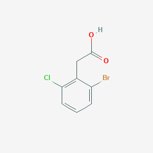molecular formula C8H6BrClO2 B1442281 2-(2-溴-6-氯苯基)乙酸 CAS No. 37777-77-8