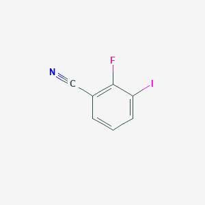 molecular formula C7H3FIN B1442294 2-氟-3-碘苯甲腈 CAS No. 211943-27-0