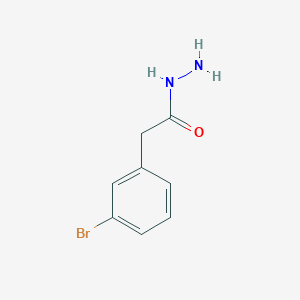 molecular formula C8H9BrN2O B1442297 (3-溴苯基)乙酸肼 CAS No. 863317-29-7