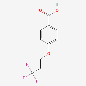 molecular formula C10H9F3O3 B1442311 4-(3,3,3-Trifluoropropoxy)benzoic acid CAS No. 1190044-69-9