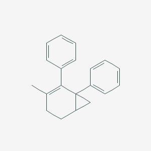 molecular formula C20H20 B14423170 3-Methyl-1,2-diphenylbicyclo[4.1.0]hept-2-ene CAS No. 80949-71-9