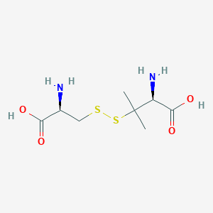 molecular formula C8H16N2O4S2 B144233 青霉胺半胱氨酸二硫化物 CAS No. 18840-45-4