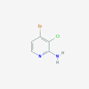 molecular formula C5H4BrClN2 B1442349 4-Bromo-3-chloropyridin-2-amine CAS No. 861024-02-4