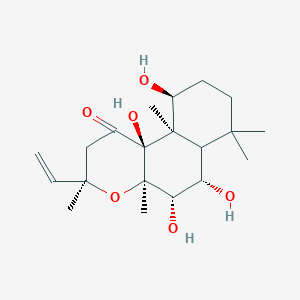 molecular formula C₂₀H₃₂O₆ B144235 Deacetylforskolin CAS No. 64657-20-1