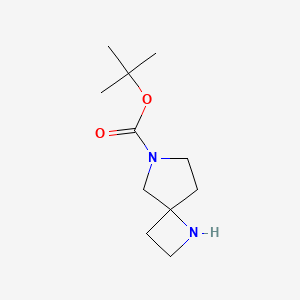 molecular formula C11H20N2O2 B1442357 叔丁基 1,6-二氮杂螺[3.4]辛烷-6-羧酸酯 CAS No. 1158749-79-1