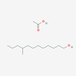 Acetic acid;9-methyldodecan-1-ol