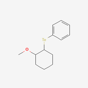 [(2-Methoxycyclohexyl)tellanyl]benzene