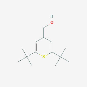 (2,6-Di-tert-butyl-4H-thiopyran-4-yl)methanol