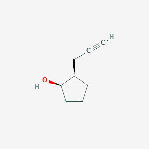 molecular formula C8H12O B14423638 (1R,2R)-2-(Prop-2-yn-1-yl)cyclopentan-1-ol CAS No. 83096-84-8