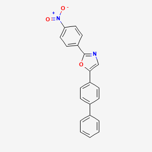 5-([1,1'-Biphenyl]-4-yl)-2-(4-nitrophenyl)-1,3-oxazole