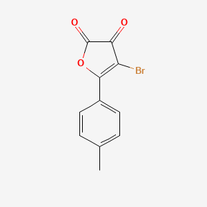 4-Bromo-5-(4-methylphenyl)furan-2,3-dione