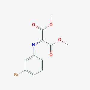 molecular formula C11H10BrNO4 B14423772 Dimethyl [(3-bromophenyl)imino]propanedioate CAS No. 84448-83-9