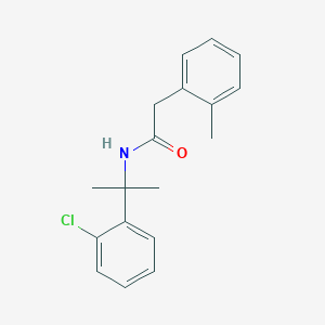 N-[2-(2-Chlorophenyl)propan-2-yl]-2-(2-methylphenyl)acetamide