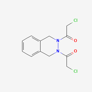 1,1'-(1,4-Dihydrophthalazine-2,3-diyl)bis(2-chloroethan-1-one)