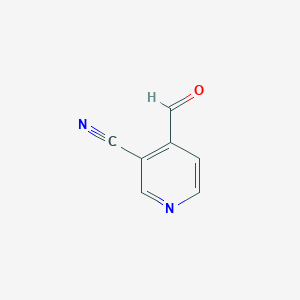 molecular formula C7H4N2O B1442383 4-Formylnicotinonitrile CAS No. 1060802-57-4
