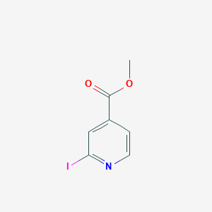 molecular formula C7H6INO2 B144240 2-碘代异烟酸甲酯 CAS No. 134579-47-8