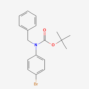 molecular formula C18H20BrNO2 B1442400 叔丁基苄基(4-溴苯基)氨基甲酸酯 CAS No. 693792-98-2