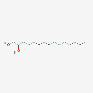 molecular formula C16H34O2 B14424023 14-Methylpentadecane-1,2-diol CAS No. 85756-65-6