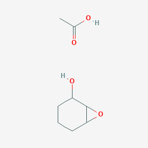 molecular formula C8H14O4 B14424030 Acetic acid;7-oxabicyclo[4.1.0]heptan-2-ol CAS No. 84414-68-6