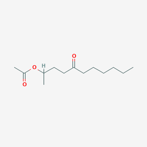 molecular formula C13H24O3 B14424045 5-Oxoundecan-2-YL acetate CAS No. 83320-96-1