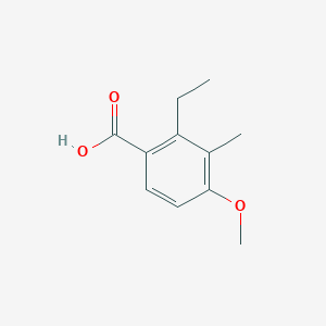 molecular formula C11H14O3 B1442406 2-乙基-4-甲氧基-3-甲基苯甲酸 CAS No. 1181770-76-2