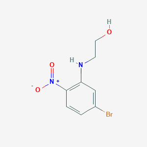 molecular formula C8H9BrN2O3 B1442410 2-(5-Bromo-2-nitrophenylamino)ethanol CAS No. 854227-37-5