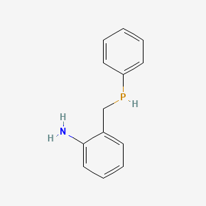 2-[(Phenylphosphanyl)methyl]aniline