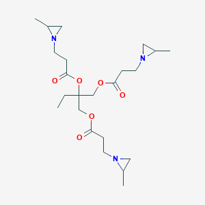 molecular formula C23H39N3O6 B1442418 三羟甲基丙烷三(2-甲基-1-氮丙酸酯) CAS No. 64265-57-2