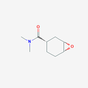 molecular formula C9H15NO2 B1442419 (1S,3S,6R)-N,N-二甲基-7-氧杂双环[4.1.0]庚烷-3-甲酰胺 CAS No. 929693-35-6