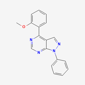 4-(2-Methoxyphenyl)-1-phenyl-1H-pyrazolo[3,4-d]pyrimidine