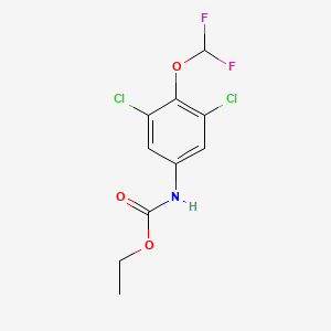 Ethyl [3,5-dichloro-4-(difluoromethoxy)phenyl]carbamate