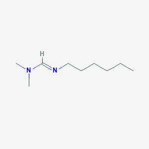 Formamidine, 1-hexyl-3,3-dimethyl