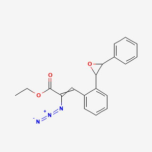 Ethyl 2-azido-3-[2-(3-phenyloxiran-2-yl)phenyl]prop-2-enoate