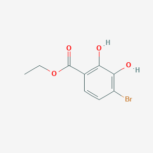molecular formula C9H9BrO4 B1442436 Ethyl 4-bromo-2,3-dihydroxybenzoate CAS No. 1312609-83-8