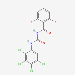 2,6-Difluoro-N-[(2,3,4,5-tetrachlorophenyl)carbamoyl]benzamide