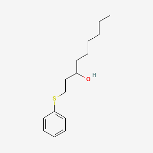 3-Nonanol, 1-(phenylthio)-