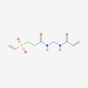 N-{[3-(Ethenesulfonyl)propanamido]methyl}prop-2-enamide