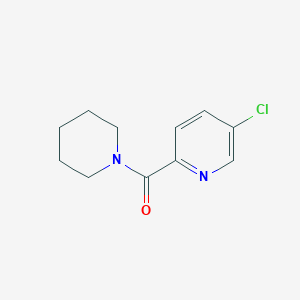 molecular formula C11H13ClN2O B1442445 5-Chloro-2-(piperidin-1-ylcarbonyl)pyridine CAS No. 1195251-15-0