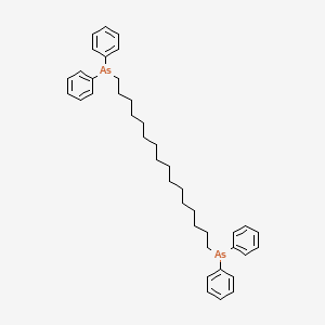 (Hexadecane-1,16-diyl)bis(diphenylarsane)